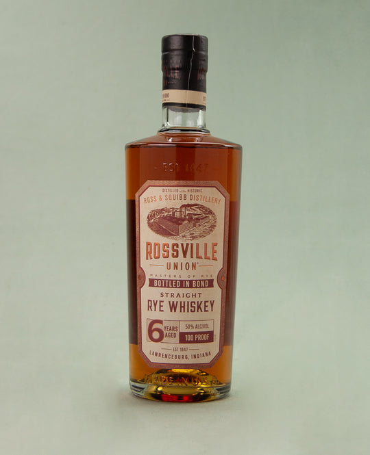 Rossville Union, Bottle in Bond Rye