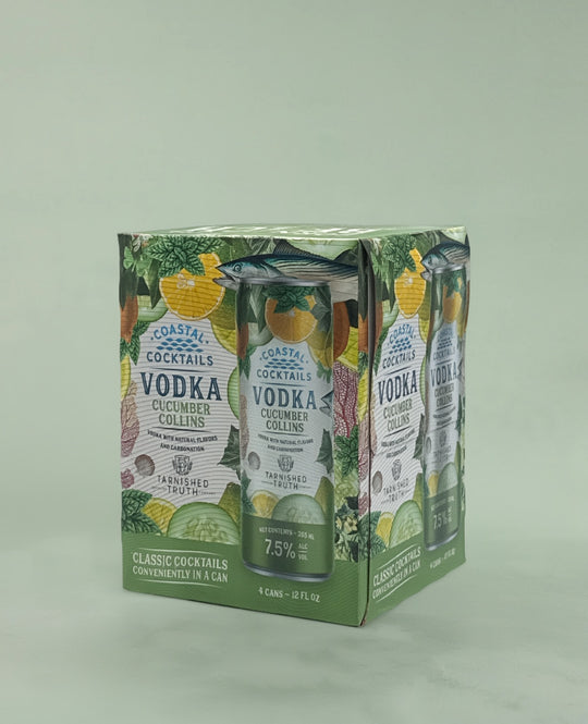 Coastal Cocktails, Cucumber Collins 4pk