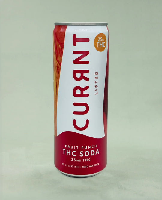 Currnt, Fruit Punch Soda 25mg
