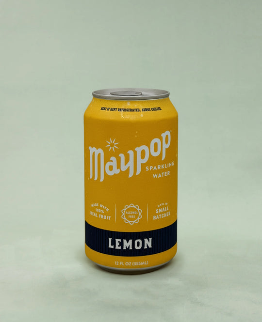 Maypop Lemon Sparkling Water 12oz
