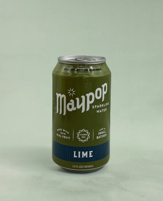Maypop Lime Sparkling Water 12oz