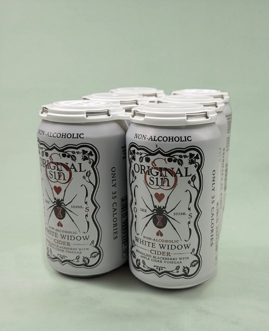 Original Sin, White Widow Cider Non Alc