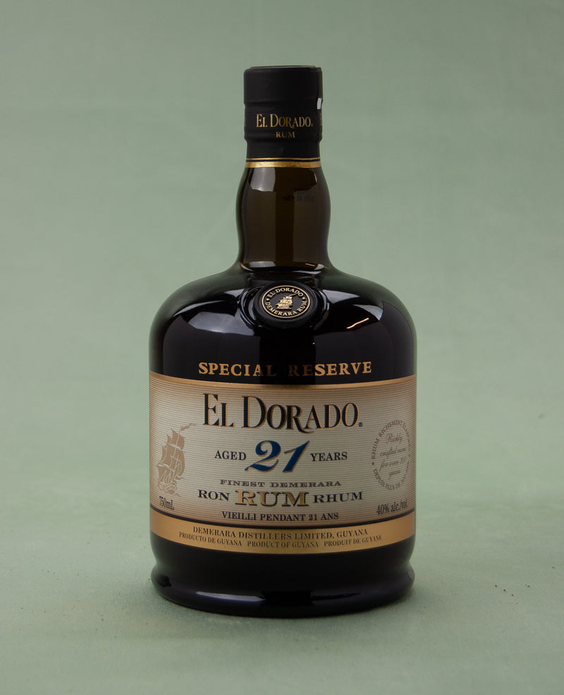 El Dorado Rum, 21 Year Old Demerara Rum