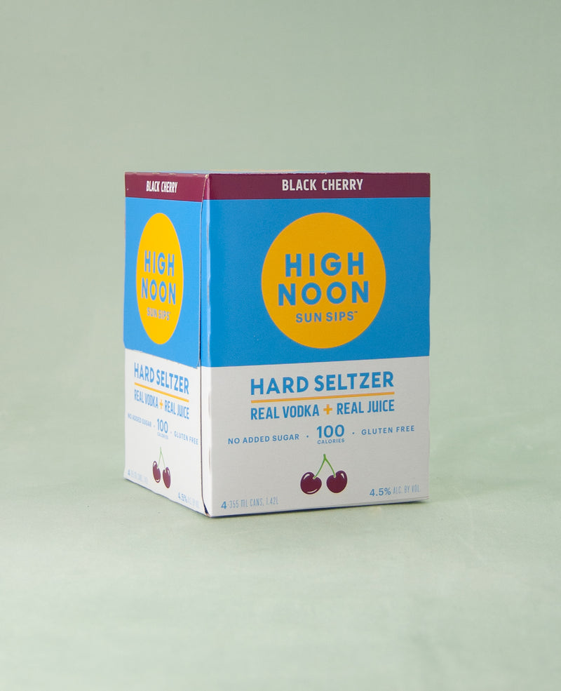 High Noon, Black Cherry - 4 Pack