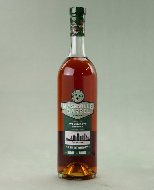 Nashville Barrel Company, cask Strength Small Batch Rye
