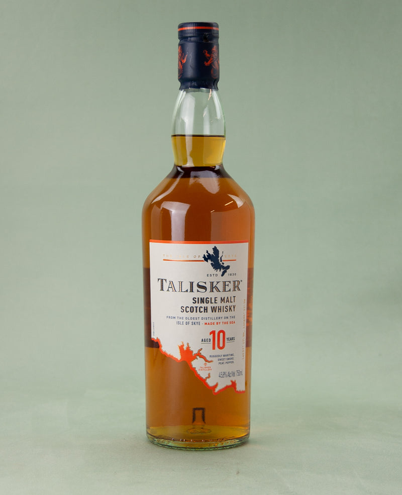 Talisker, 10 Year Old Single Malt Scotch Whisky