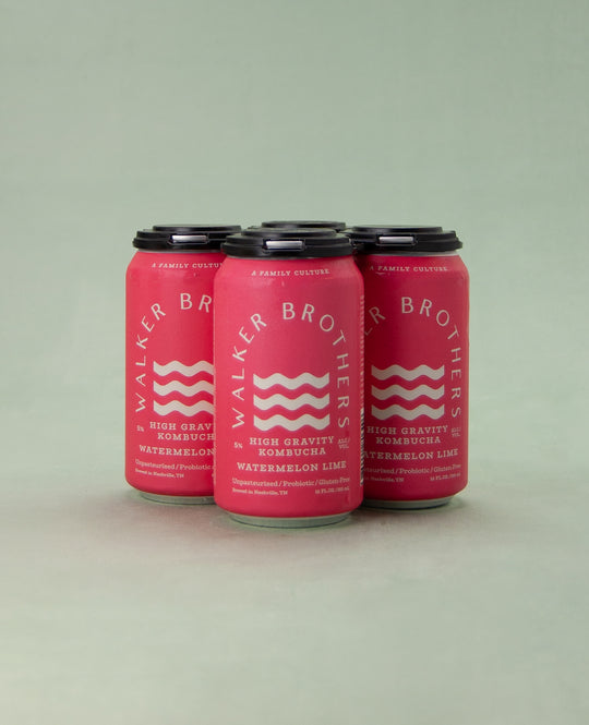 Walker Brothers Hard Kombucha, Watermelon Lime